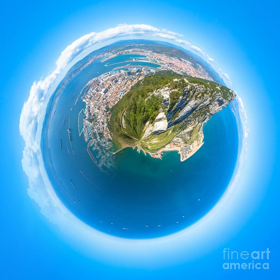 Little planet Gibraltar Pyrography by Benny Marty Little planet Gibraltar Pyrography by Benny Marty