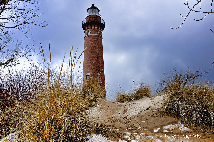 Little Point Sable Lighthouse Photograph by Dick Bourgault