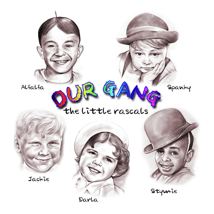 Little Rascals Drawing