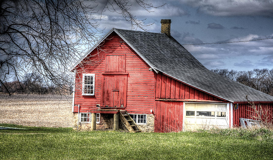 Little Red Barn Photograph by Deborah Klubertanz