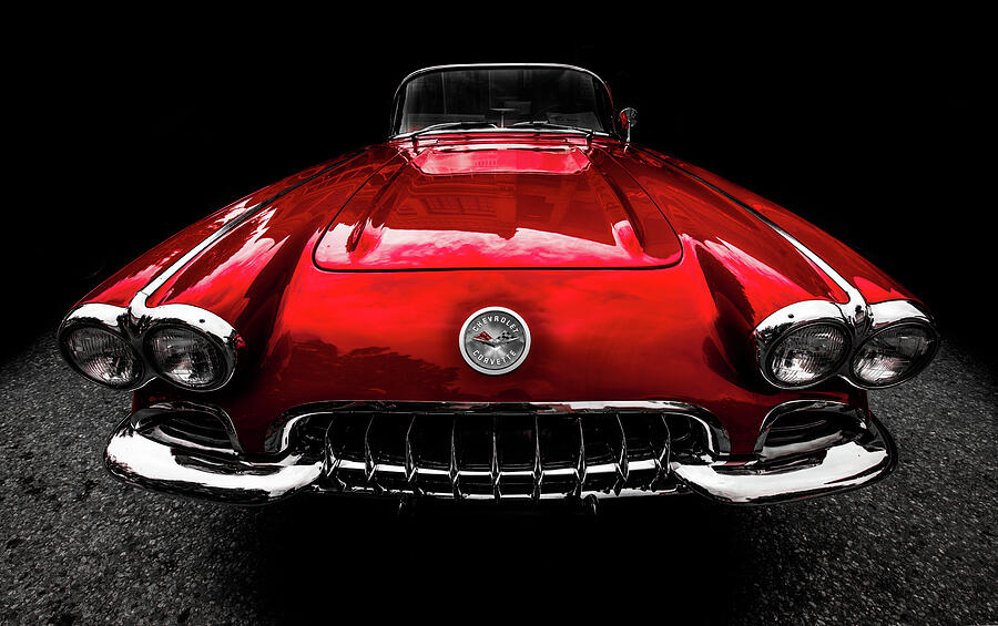 Little Red Corvette Digital Art