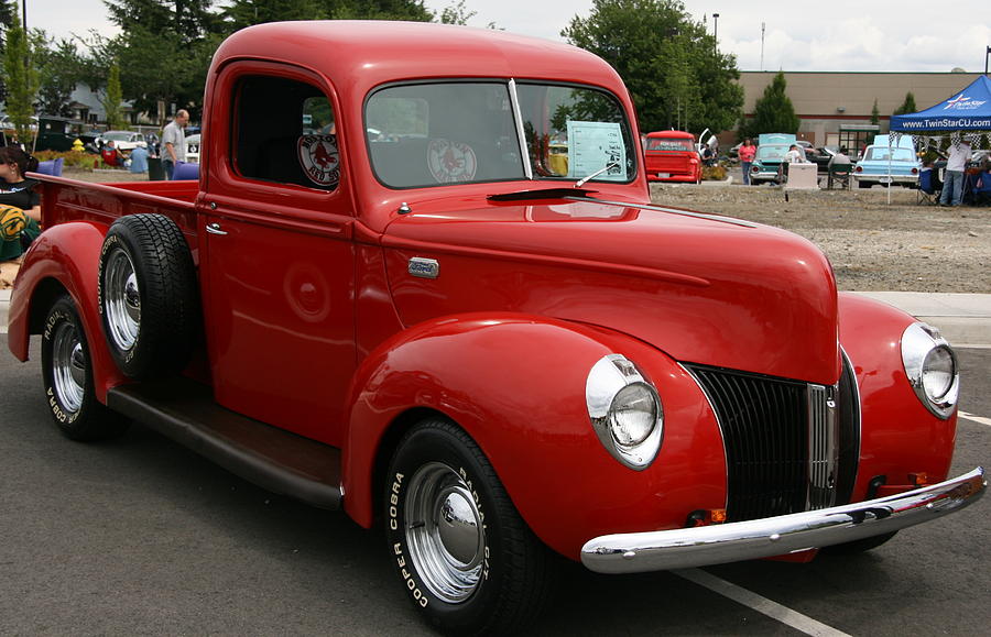 Little Red Ford Photograph by Robert Torkomian - Pixels