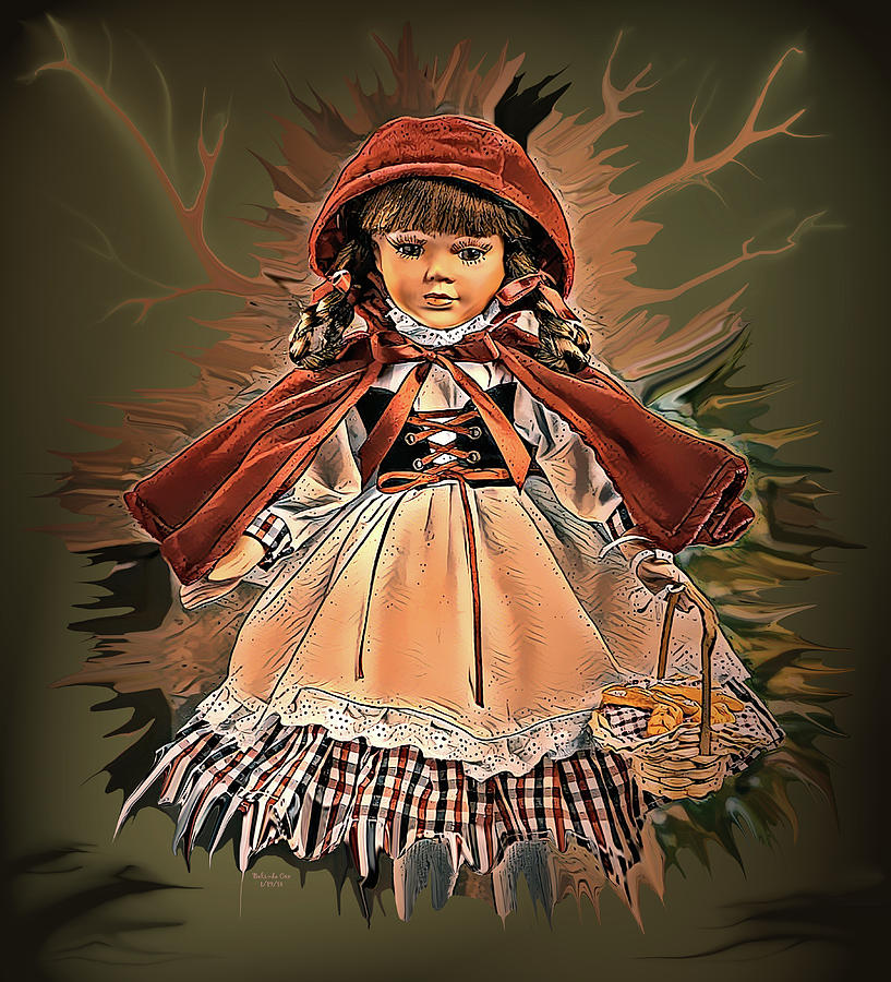 Little Red Riding Hood Digital Art by Artful Oasis