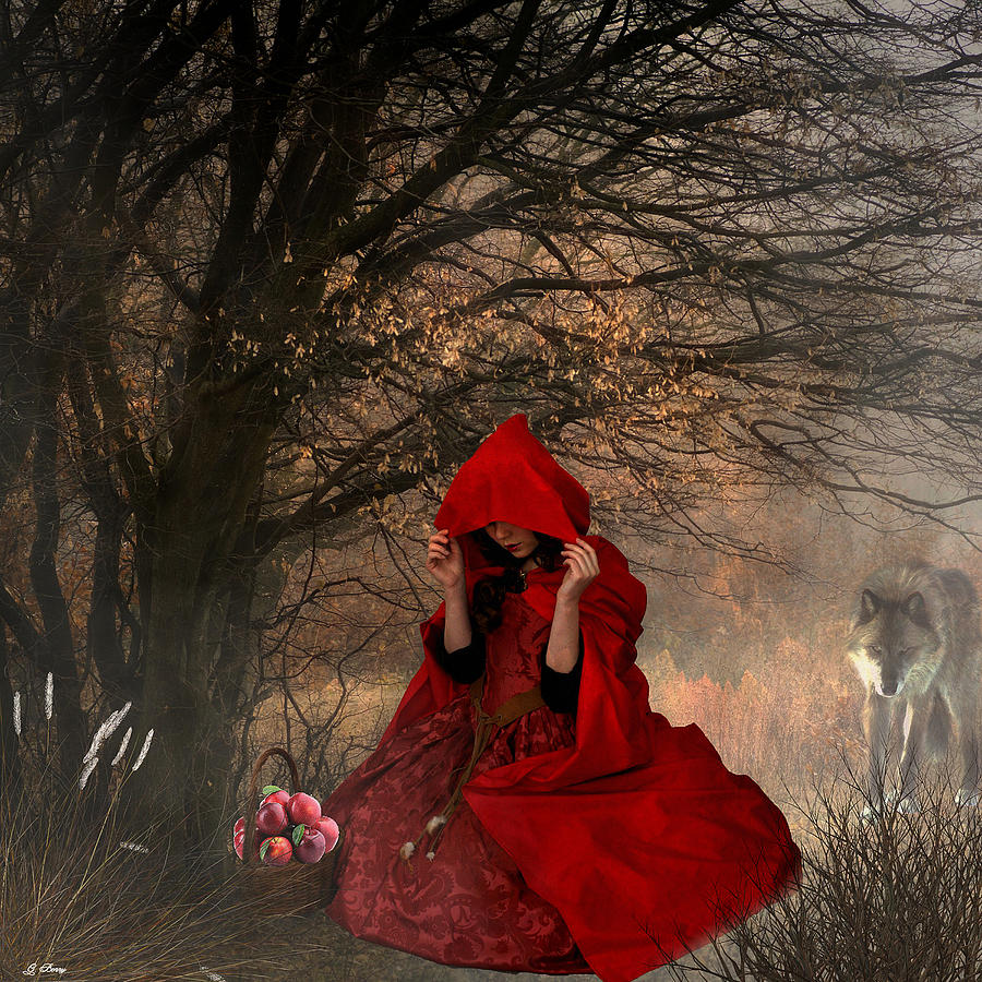Little Red Riding Hood Mixed Media by Gayle Berry - Fine Art America