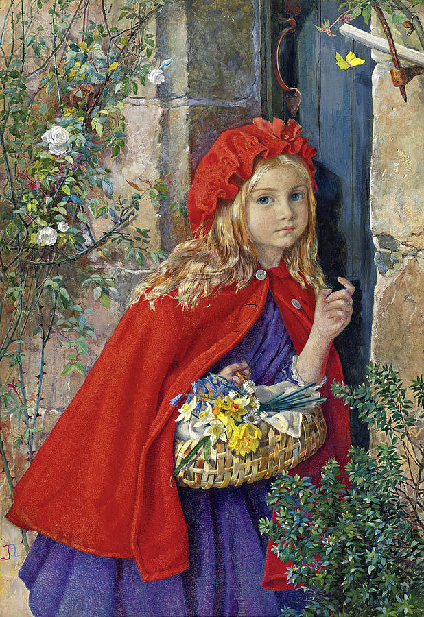 Little Red Riding Hood Drawing by Isabel Naftel