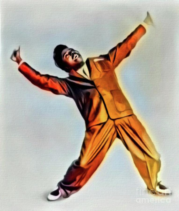 Little Richard, Music Legend. Digital Art By Mb Digital Art