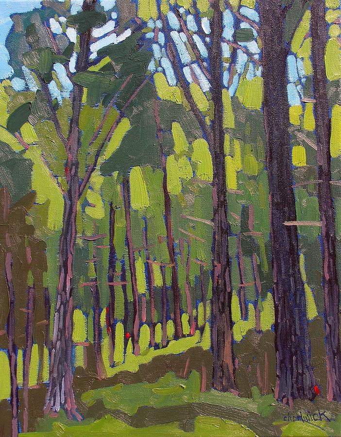 Little Rideau Forest Painting by Phil Chadwick