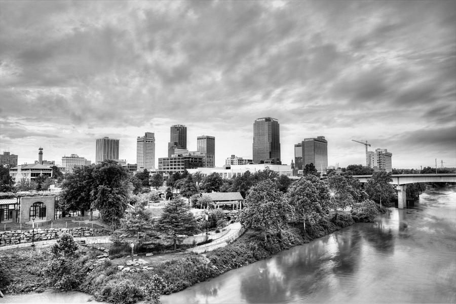 Little Rock in Black and White Photograph by JC Findley
