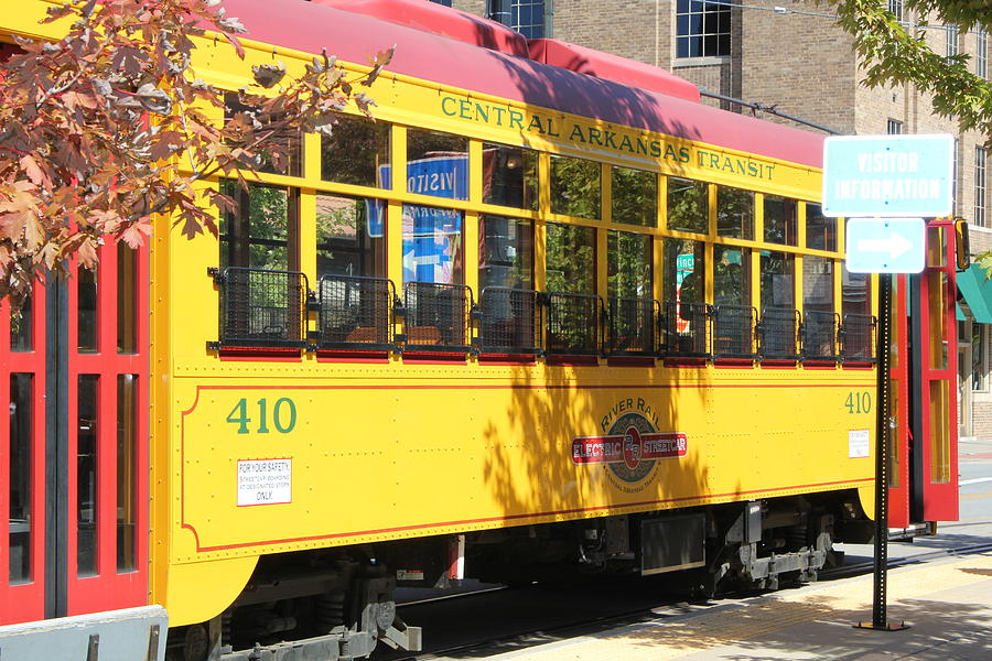 Little Rock Streetcar Photograph By Sandra Davis