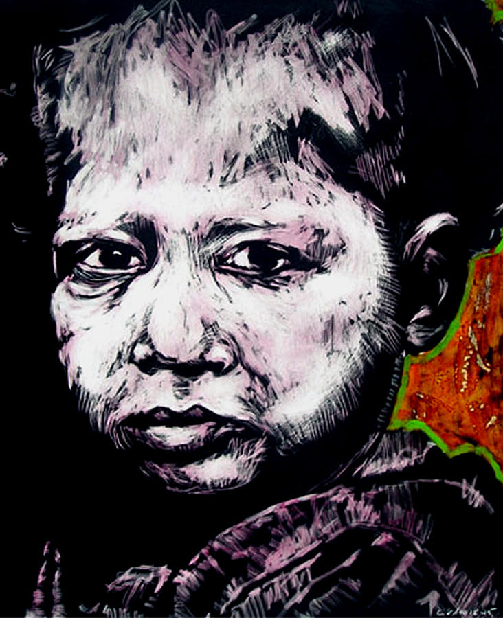 Little Rosita Mixed Media by Chester Elmore Little Rosita Mixed Media by Chester Elmore
