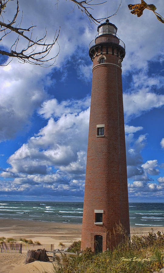 Little Sable Point Light Photograph by Dick Bourgault