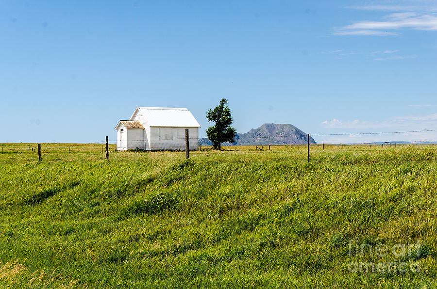 Little School On The Prairie  Photograph by Mary Carol Story