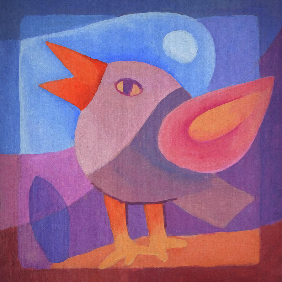 Little Singbird Painting by Lutz Baar