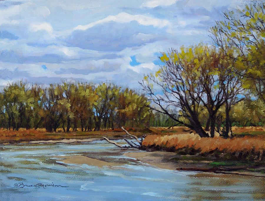 Little Sioux April Painting by Bruce Morrison