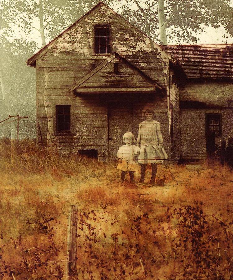 Ghosts Photograph - Little Sister by Brande Barrett Ghosts Photograph - Little Sister by Brande Barrett