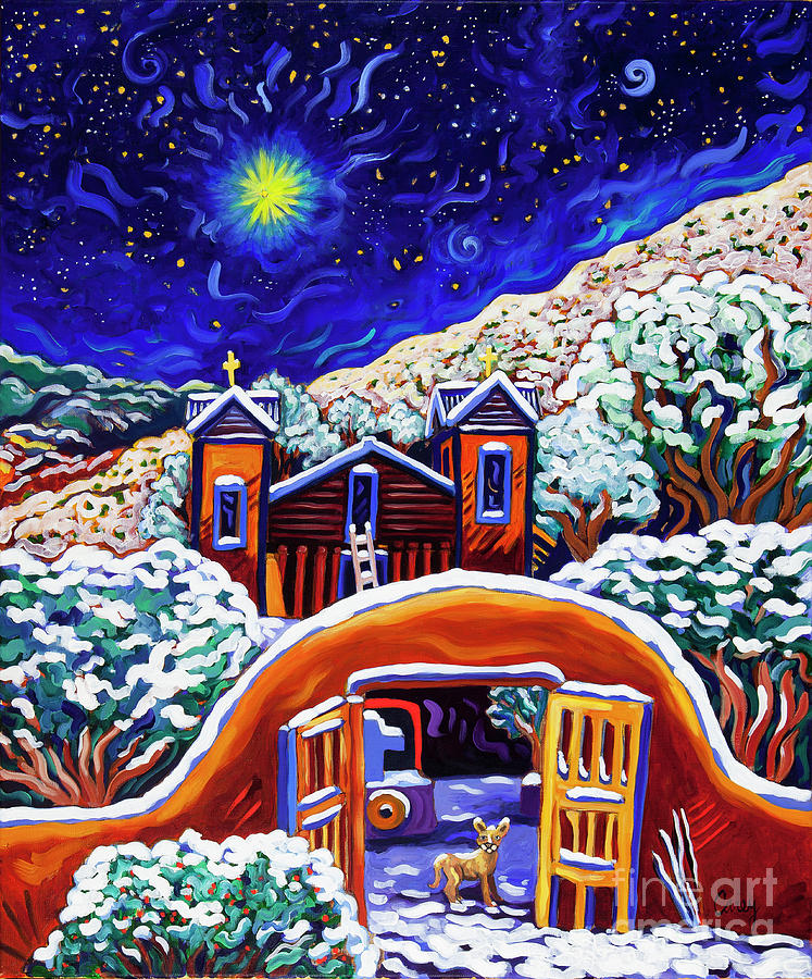 Little Star of Chimayo Painting by Cathy Carey