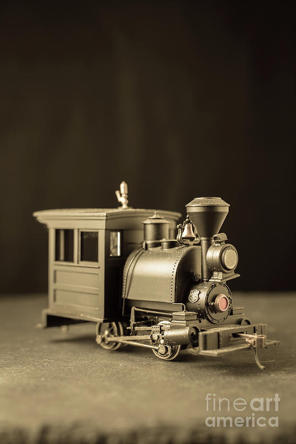 Still Life Photograph - Little Steam Locomotive by Edward Fielding
