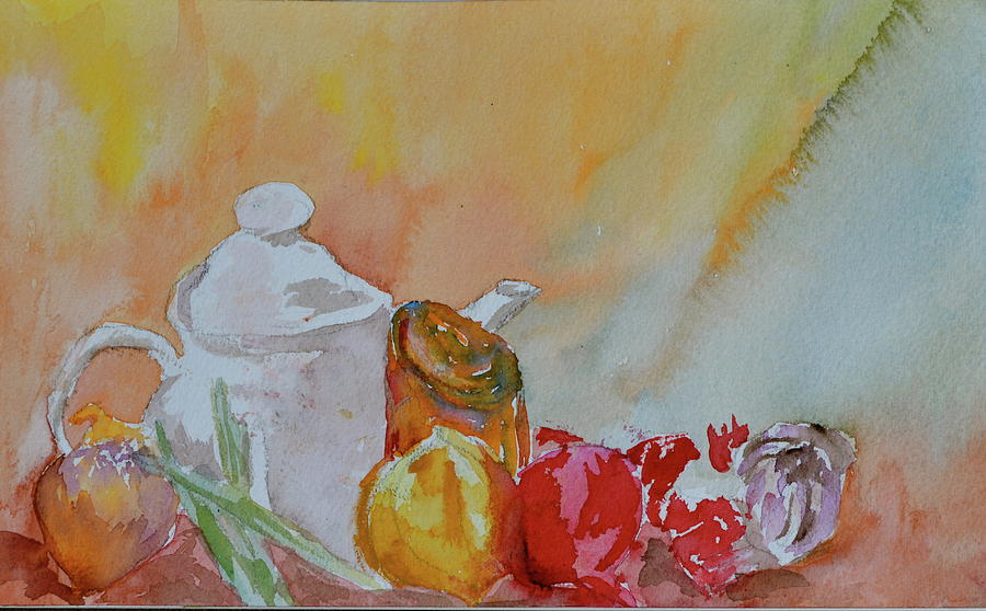 Little Still Life Painting by Beverley Harper Tinsley