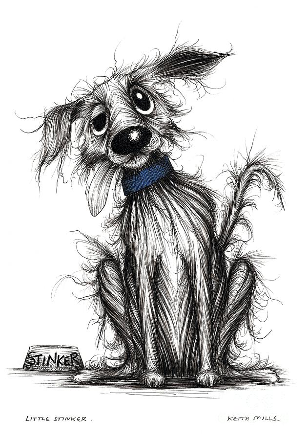 Little Stinker Drawing by Keith Mills