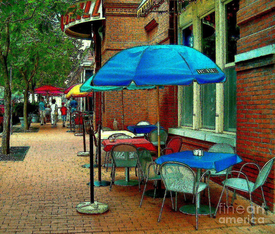 Little Street Cafe by Elinor Mavor Little Street Cafe by Elinor Mavor