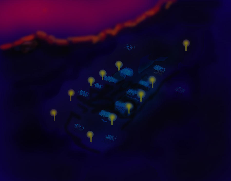 Little Town Digital Art by Carlos Contreras Little Town Digital Art by Carlos Contreras