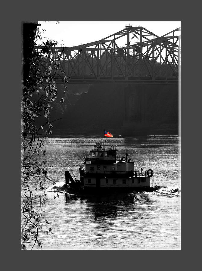 Tug Boat Photograph - Little tug by Leon Hollins III Tug Boat Photograph - Little tug by Leon Hollins III