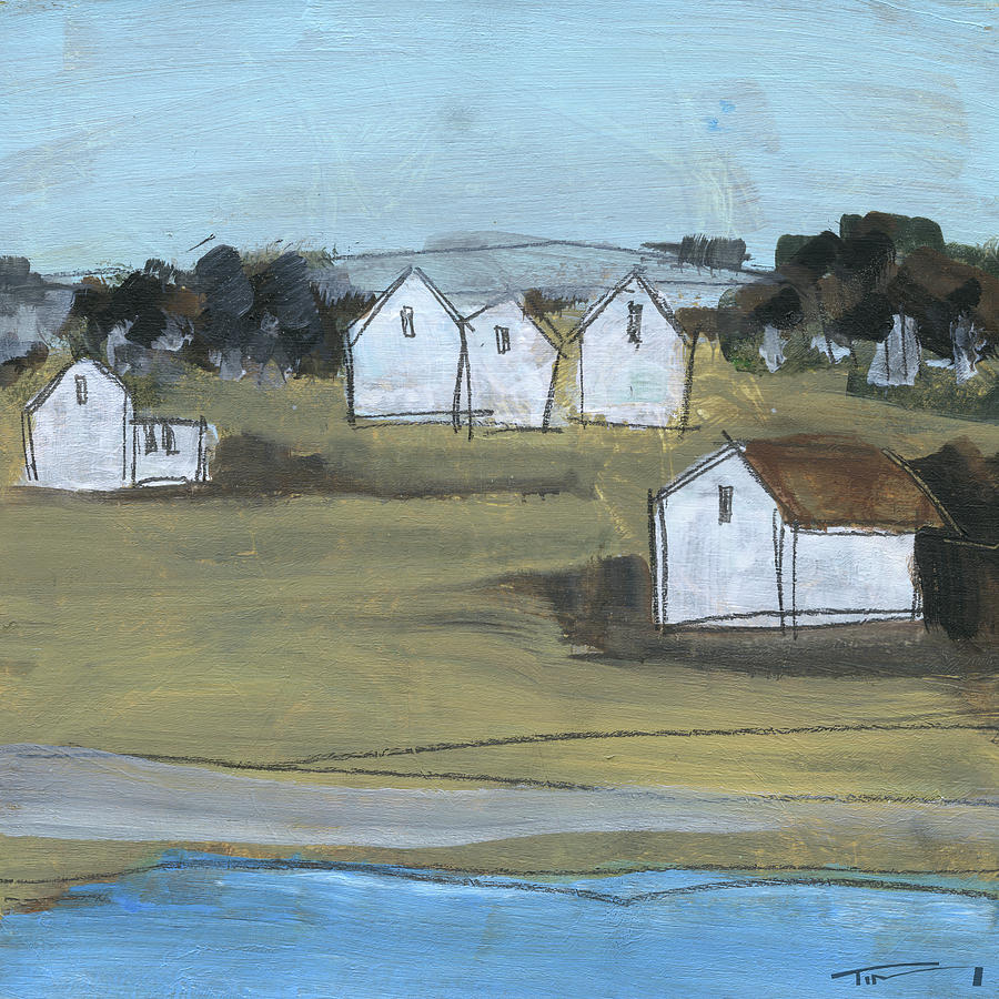 Little Village 7 Painting by Tim Nyberg