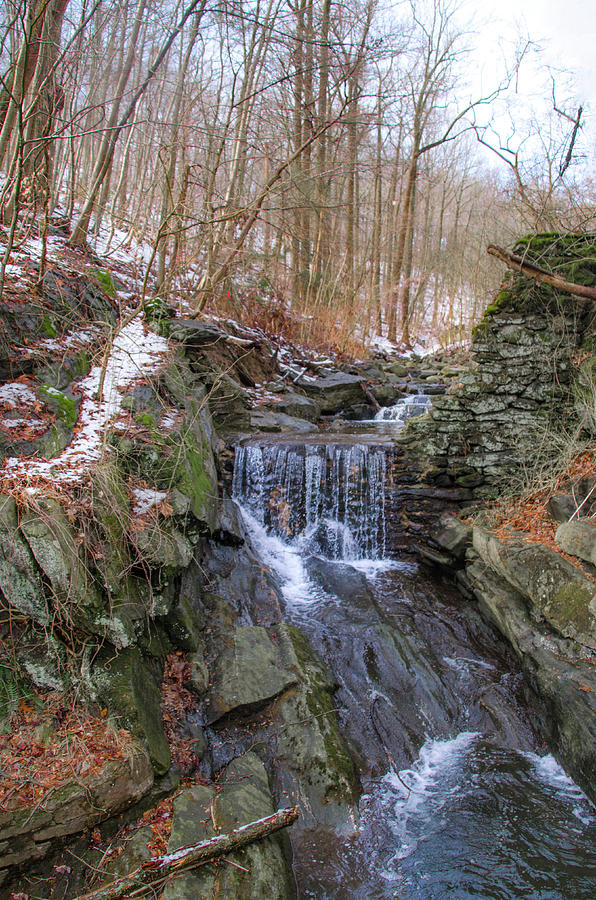Little Waterfall on Wises Mill Road  Photograph by Bill Cannon