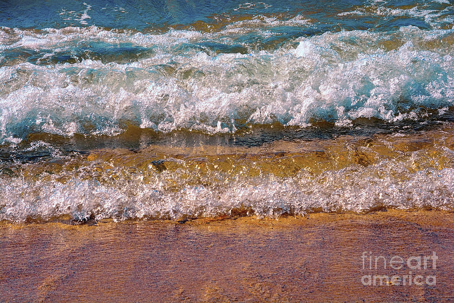 Paradise Photograph - Little Waves of Color by Kaye Menner by Kaye Menner