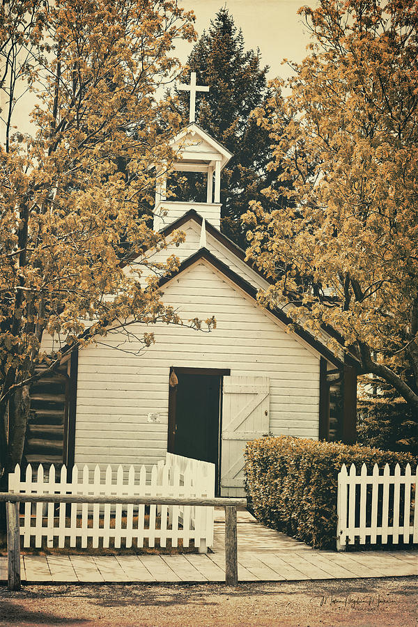 Little White Church Photograph by Maria Angelica Maira