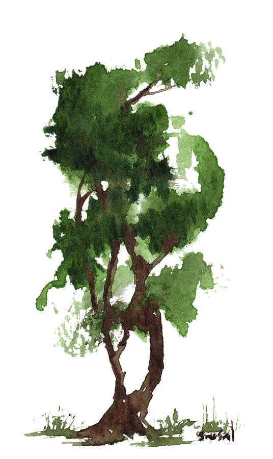 Little Zen Tree 158 Painting by Sean Seal