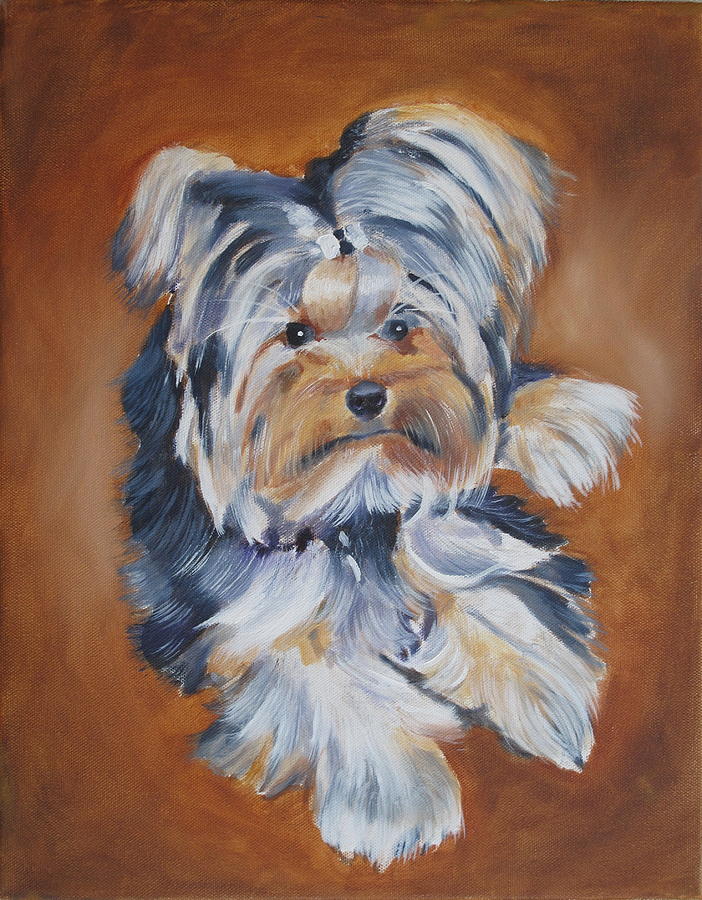 Little Zoey Painting by Kathie Camara