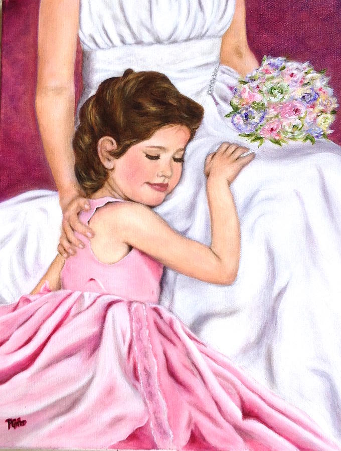 Flower Painting - Littlest Wedding Belle by Dr Pat Gehr