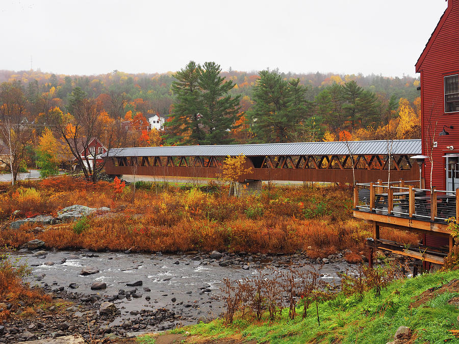 Littleton NH Covered Bridge Photograph by Lucio Cicuto