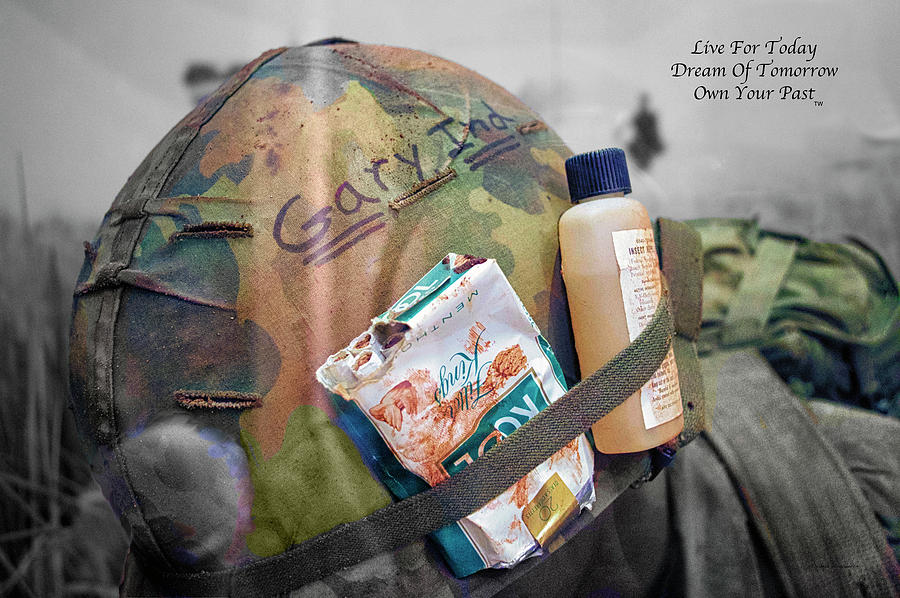 Live Dream Own Military Vietnam A Pack Of Cools Text Photograph by Thomas Woolworth