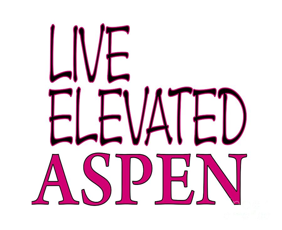 Live Elevated Aspen Colorado Digital Art by David Millenheft