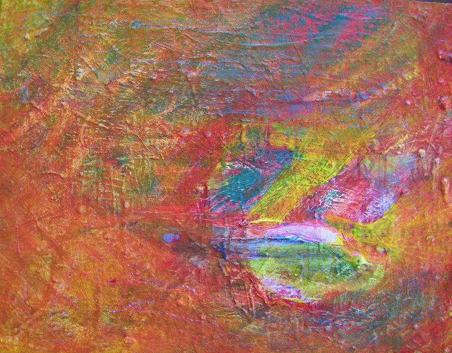 Live Fish in the Ocean Painting by Judith Redman