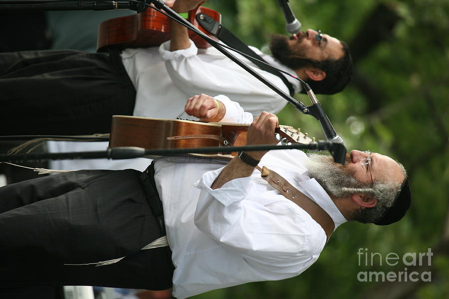 Live Music Israel Day NY Photograph by Chuck Kuhn
