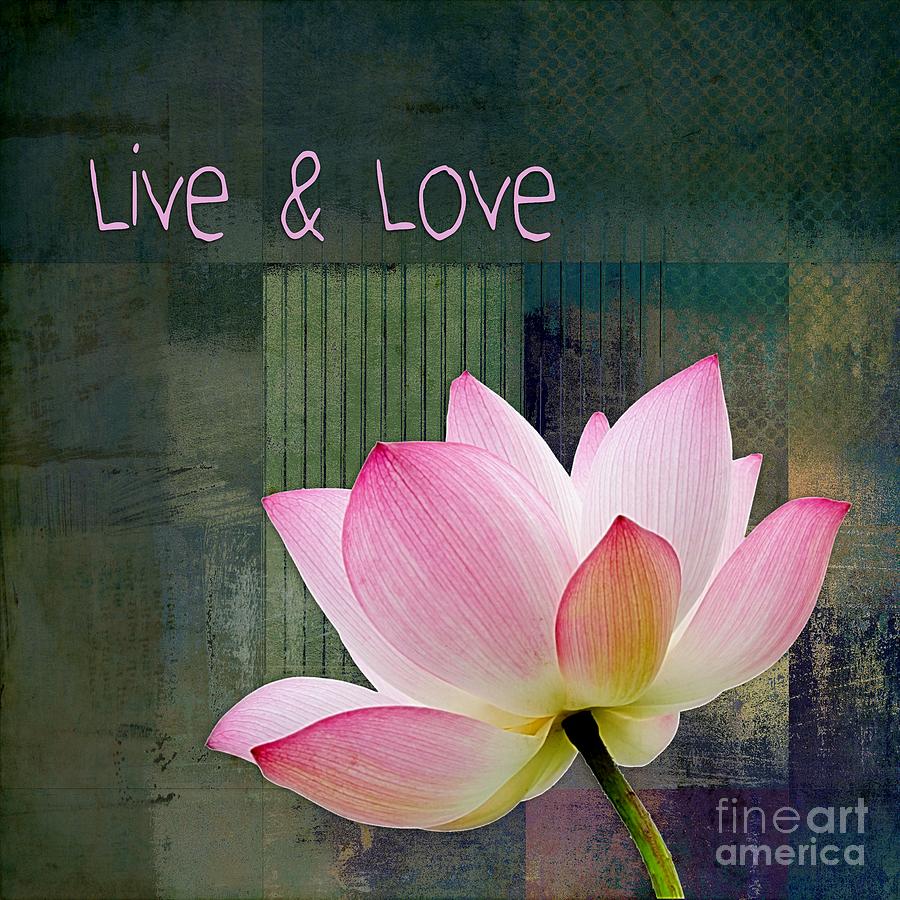 Live n Love - - 0333-15a Digital Art by Variance Collections
