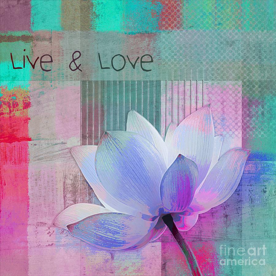 Live n Love - 2922a Digital Art by Variance Collections