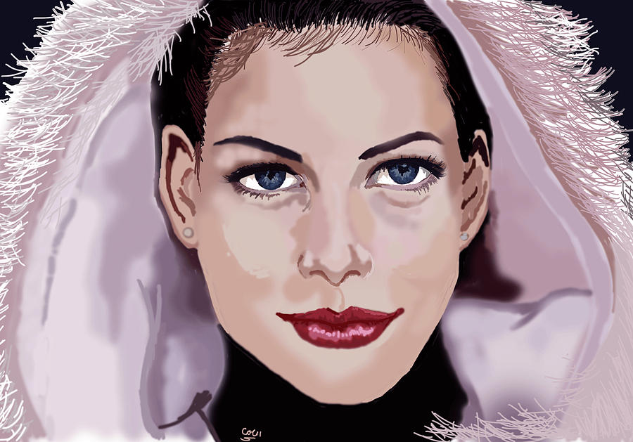 Movie Actress Digital Art - Live Tyler by Colin Hockless Movie Actress Digital Art - Live Tyler by Colin Hockless