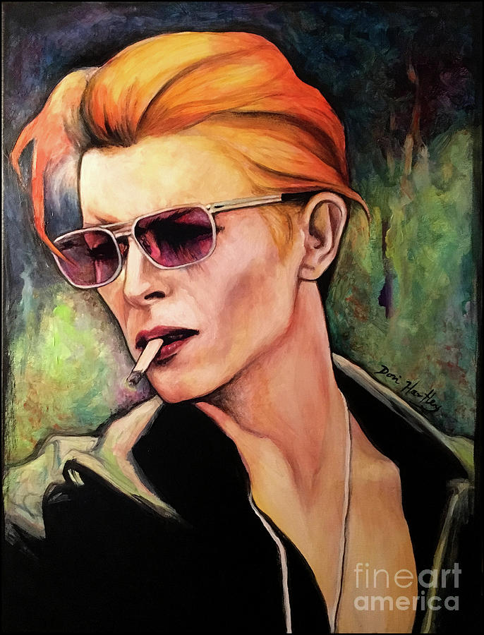 David Bowie Painting - Live Wire by Dori Hartley