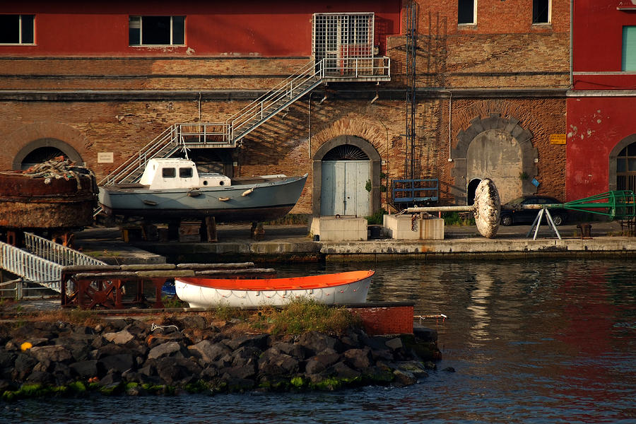 Liverno Italy Dock Photograph by John Gilroy