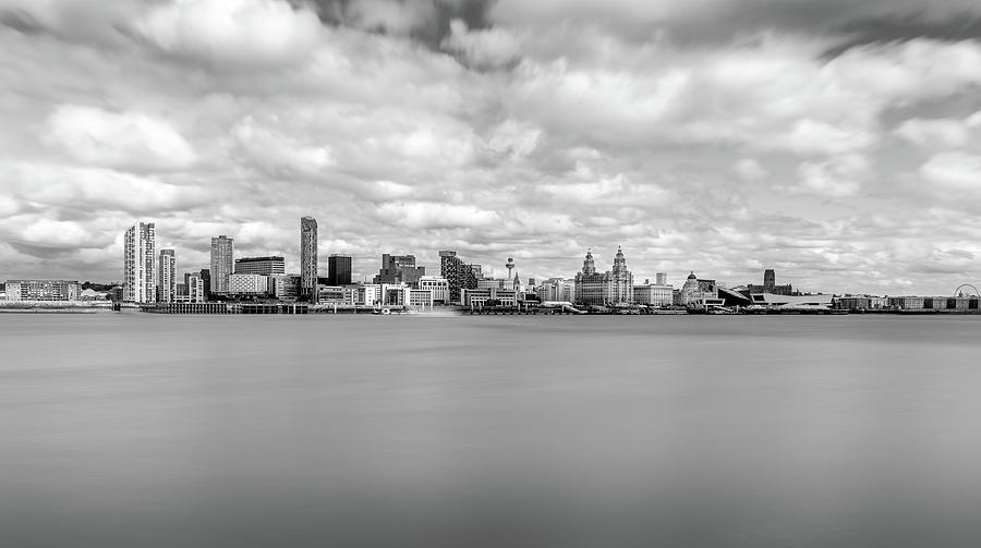 Liverpool Skyline Across the Mersey Photograph by Georgia Clare