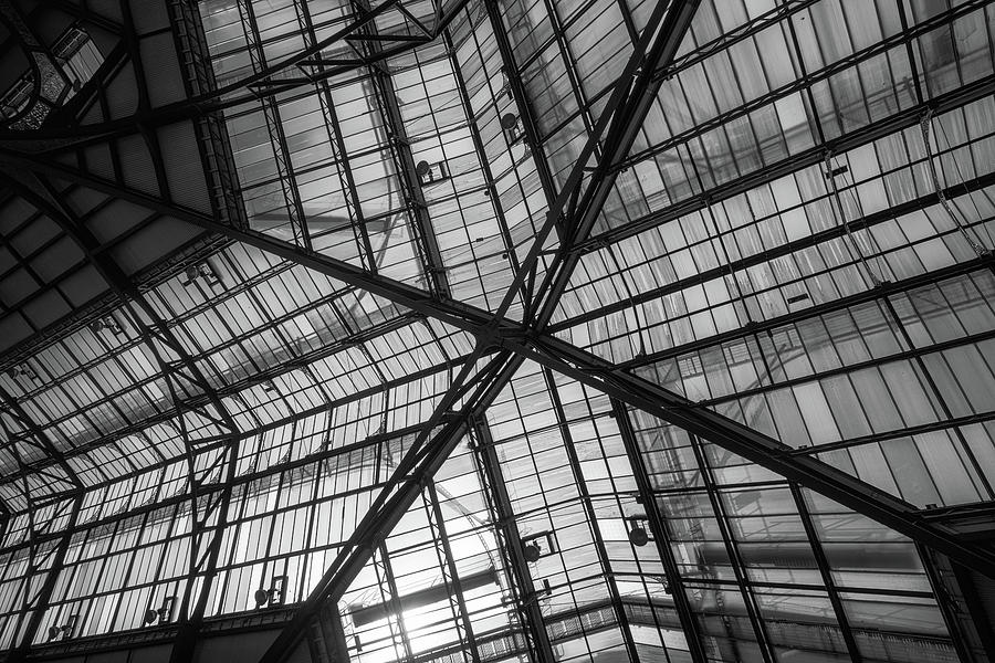 Liverpool Street Station Glass Ceiling Abstract Photograph by John Williams
