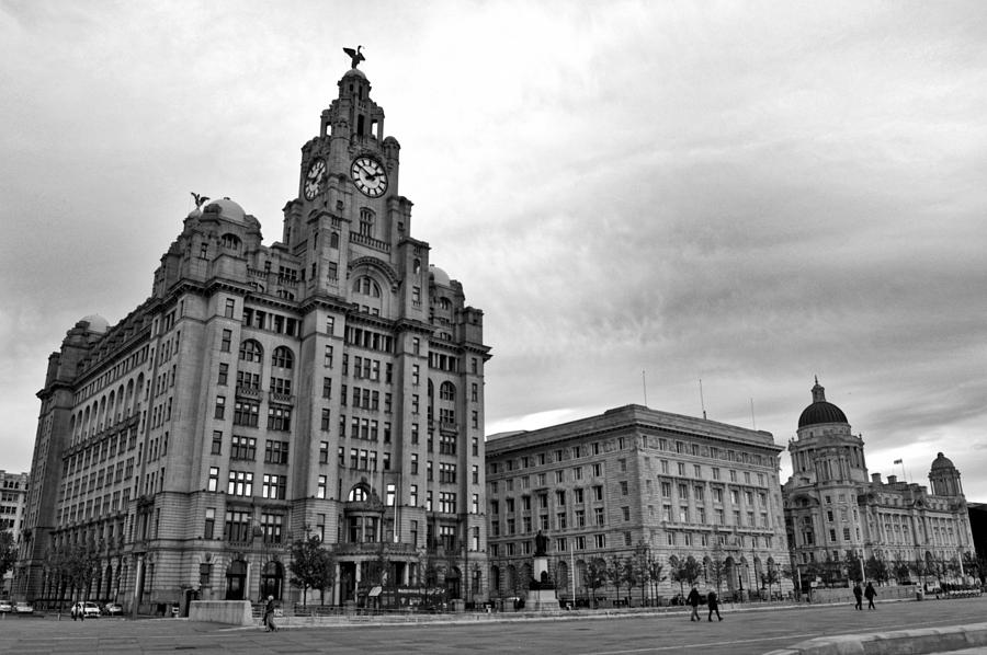 The Beatles Photograph - Liverpools Three Graces by Colin Perkins
