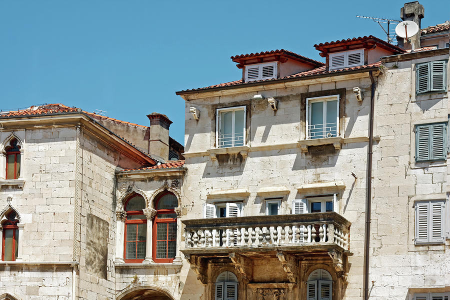 Living in Diocletians Palace Photograph by Sally Weigand