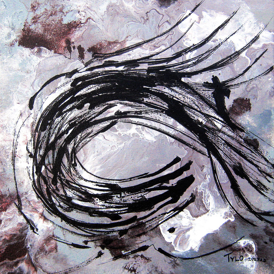 Contemporary Abstract Painting - Living In The Shadow Of Love by Tylo Jacobs Contemporary Abstract Painting - Living In The Shadow Of Love by Tylo Jacobs