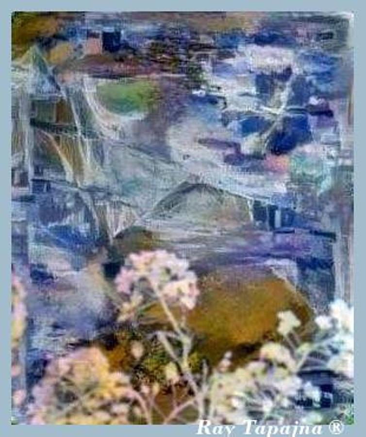 Blue Mystic Mixed Media - Living It by Ray Tapajna Blue Mystic Mixed Media - Living It by Ray Tapajna