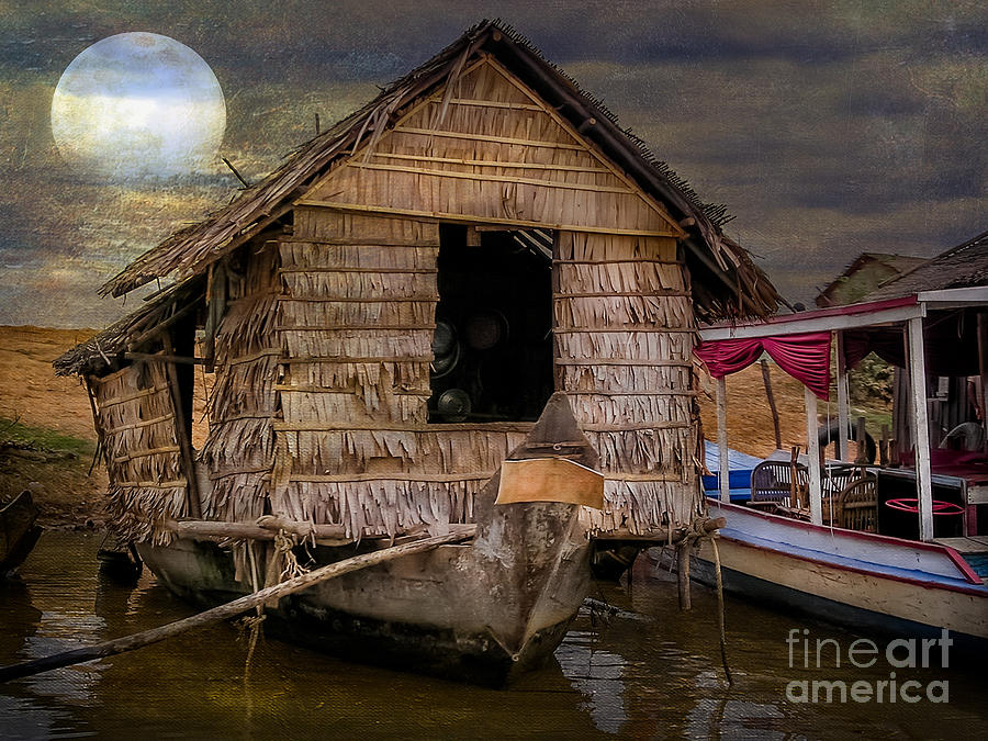 Boat Photograph - Living On The River by Adrian Evans